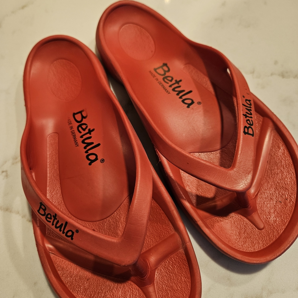 Betula Red EVA Flip Flops